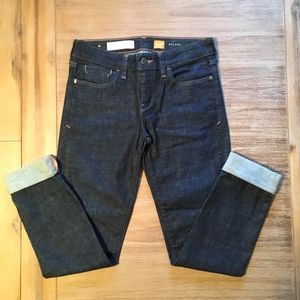 Anthro Pilcro Stet Slim Rolled Jeans NWOT Size 26
